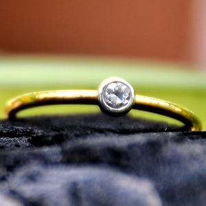 แหวนเพชรธรรมชาติสีทอง14K & 18K ทำด้วยมือเครื่องประดับอัญมณีแท้สำหรับผู้หญิงสำหรับเจ้าสาวและงานหมั้น - Product Image 4