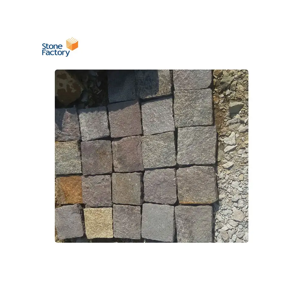 Wholesale Supplier Of Cobblestone Naturally Rounded Brown Yellow Mix Cobble Stone