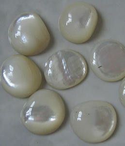 Moule de découpe pour pendentif en forme de coquille, motif de découpe blanc, épaisseur importante pour l'insertion de pierre de pendentif - Product Image 1