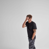 T-shirts à col rond pour hommes en tissu doux et respirant 100 coton, logo personnalisé, manches courtes unies, coupe classique