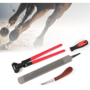 ซื้อ6ชิ้น/เซ็ต shanbro HK-236 farrier เครื่องมือตัด shoeing shoeing shoof nipper rasp พร้อมคลินช์เครื่องมือสัตวแพทย์ - Product Image 4