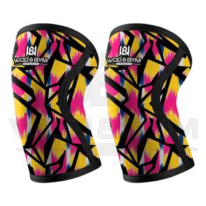 Support de genou de Compression de 7mm sur mesure pour l'haltérophilie Powerlifting Trending Fitness Safety Sleeves Sublimation Printing - Product Image 3