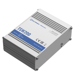 Teltonika TSW200 <b>PoE</b>+ <b>Switch</b>, 8x RJ45 1000Mb/s <b>PoE</b>+, 2x SFP, 240W - Product Image 2