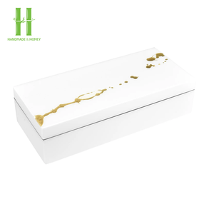 Caja de laca Joyería personalizada Laca de alto brillo Regalo de lujo Caja de embalaje de joyería de madera Hecho en Vietnam Producto - Product Image 6