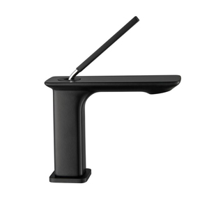 Vanne magnétique de lavabo de salle de bains, économie d'eau en laiton massif, robinets mitigeurs de lavabo noir et noir, robinet de lavabo, lavabo - Product Image 4