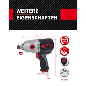 Clé à chocs pneumatique Monster High Performance 3/4'' 1690 Nm OEM personnalisable - Product Image 3