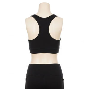 เสื้อโยคะผ้าสแปนเด็กซ์ไนลอนสำหรับผู้ใหญ่ ยืดหยุ่นสูง ระบายอากาศ แห้งเร็ว เหมาะสำหรับออกกำลังกายในยิม ขายส่งแบบ OEM - Product Image 2