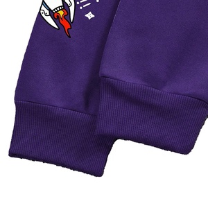 Sudadera con Capucha Morada Extra Grande Personalizada para Hombre y Mujer |   Sudadera con Capucha de Felpa de Algodón Grueso, Estilo Urbano - Product Image 4