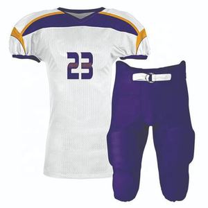 Uniformes de Fútbol Americano Personalizados de Poliéster/Nailon para Adultos, Conjuntos de Pantalones y Camisetas Transpirables Sublimadas para Clubes y Escuelas Secundarias - Product Image 6