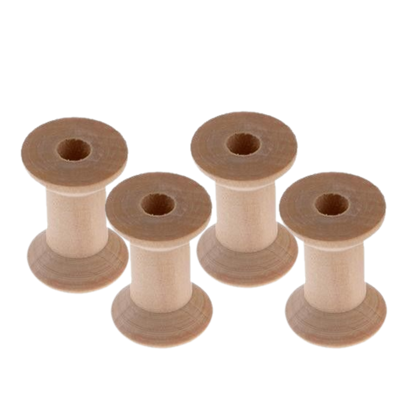 Vietnam Factory Natural Wooden Spools Wooden