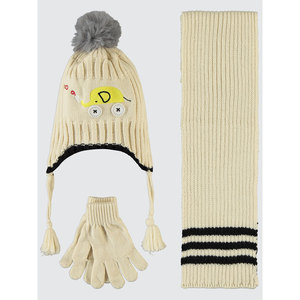 Ensembles bonnets et gants d'écharpe d'hiver pour garçons - Product Image 1