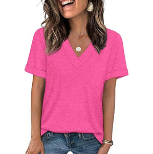 Camiseta Ligera para Mujer, Tejido Suave, Estructura Aireada, Movimiento Flexible, Soporte Transpirable, Tacto Diario Activo - Product Image 3