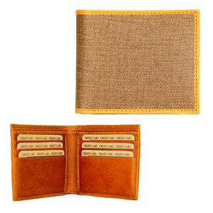 Carteras plegables de piel auténtica de diseñador al por mayor para hombre, monedero a la moda con logotipo personalizado y forro de poliéster con protección RFID - Product Image 4