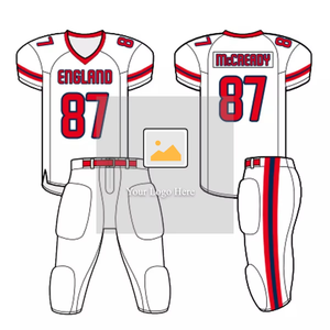 Venta al por mayor Sublimación Ropa de fútbol americano Práctica Jersey y pantalones Poliéster Uniformes de fútbol americano para adultos/jóvenes - Product Image 1