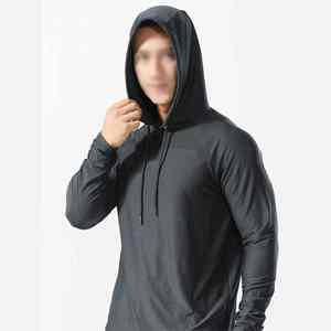 Sudaderas con Capucha Ligeras y Transpirables para Hombre, de Secado Rápido, 100% Poliéster, para Gimnasio, Entrenamiento, Fitness, Deportes, Correr, Baloncesto - Product Image 3