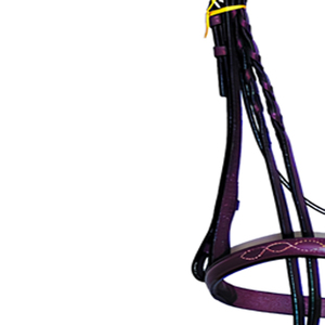 Bride de cheval en cuir occidental réglable de qualité supérieure pour l'entraînement et les spectacles d'équitation - Product Image 5