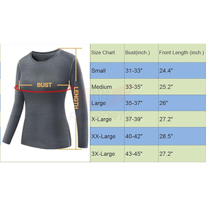 เสื้อกีฬารัดรูปแขนยาว3แพ็กของผู้หญิงคอตั้งแบบกำหนดเองสำหรับโยคะวิ่งออกกำลังกาย - Product Image 3