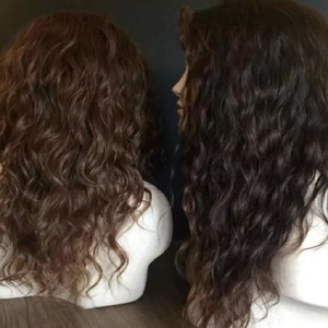 Perruque complète sans colle frontale à cuticules alignées perruque de cheveux indiens bruts vierges non traités 100% 360 perruque de cheveux humains à dentelle complète - Product Image 1