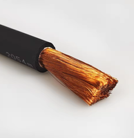 Cable de Soldadura Huaqi de Alta Flexibilidad YH 16, Núcleo 100% Cobre, Revestimiento de Goma Resistente a las Llamas para Soldadura Industrial