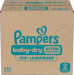 Pañales Pampers - Baby Dry - Talla 2, 234 Unidades, Pañales Desechables Absorbentes para Bebés (El Empaque Puede Variar) - Product Image 6