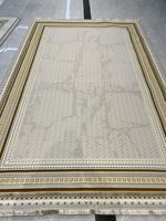 Tapis Moderne Abstrait Grande Surface Style TOP, Doux, Thermocollé, en Polyester Schling, Rembourré, Antidérapant pour Chambre et Extérieur