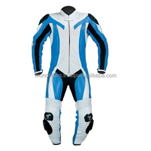 Combinaison en cuir pour moto, style tendance, pour adultes, légère, respirante, coupe-vent, grande taille, pour la course, en solde - Product Image 5