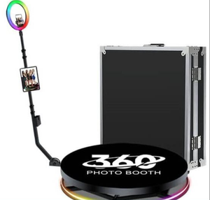 DISPONIBLE, NUEVO, 100% EN BUEN ESTADO, Cabina de Fotos Giratoria de 360 Grados, Máquina Expendedora para Eventos - Product Image 3