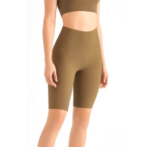 Ensemble de vêtements de sport d'été pour femmes, soutien-gorge et short, logo personnalisé, soutien-gorge de sport et short extensible dans les quatre sens - Product Image 5