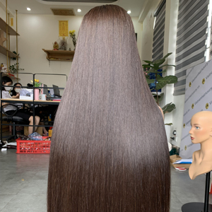 Pelucas frontales Extensión de cabello donante Múltiples donantes Cabello humano vietnamita - Product Image 1