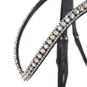 Bride anatomique de haute qualité en gros pas cher prix top qualité en cuir véritable cheval bride en gros pas cher prix top qualité réel - Product Image 3