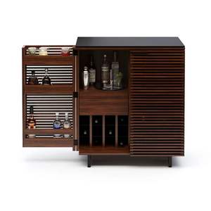 Meuble personnalisé Armoire de bar en bois Armoire de cuisine design moderne Aspect naturel pour la maison Hôtel Restaurant Café Bar Rangement - Product Image 6