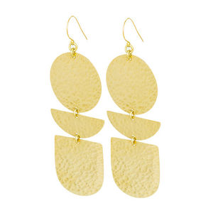 Article tendance : boucles d'oreilles en laiton faites à la main - Vêtements pour femmes - Artisanat indien - Best-seller - Nouveauté - Product Image 2