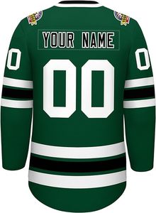 Vêtements de sport Hommes Taille Plus Taille Adultes Maillot De Hockey Sur Glace À Vendre Logo Personnalisé Conception Maillot De Hockey Sur Glace Fabriqué Au Pakistan - Product Image 5