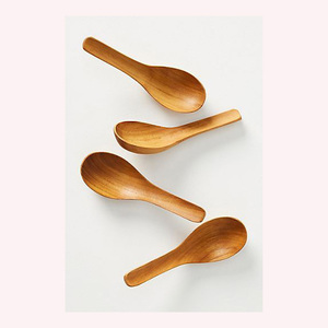 Cuchara de Cocina de Madera Rústica de Gran Calidad, Elegante, Funcional y Segura para Alimentos, Utensilio para Remover, Mezclar y Servir, en Oferta - Product Image 1