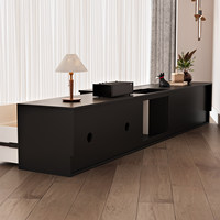 Meuble TV moderne en bois sur mesure pour salon avec rangement et fonction de présentation, idéal pour les fermes et les hôtels, résistant à l'eau