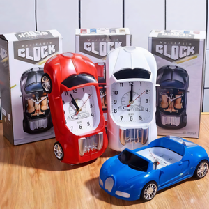 Reloj Despertador con Proyector de Coche Deportivo Moderno y Creativo, Estilo Antiguo, Digital, con Función de Calendario, para Oficina o Escritorio - Product Image 1
