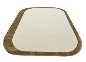 Alfombra Kilim de Estilo Marroquí con Rayas Hecha a Mano en India, Alfombra Nórdica para Dormitorio, Sala de Estar, Elegante Tapete para Piso 100% Bambú Antideslizante - Product Image 3