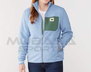 Jersey de lana gruesa GSM 350 para mujer, Sudadera con cremallera, logotipo personalizado, chaqueta forrada Rothe de otoño, transpirable, holgada, con estampado de letras y capucha - Product Image 1