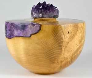 Exquisita urna de madera de mango grande hecha a mano con urna conmemorativa en forma de cereza antigua para adultos/todo el funeral por AYAANS - Product Image 3