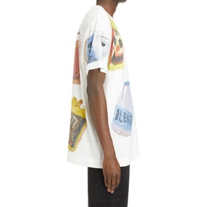 Camiseta de Talla Grande Personalizada para Hombre Más Barata, Impresión por Sublimación, Hombros Caídos, Estilo Urbano Informal, Camiseta de Talla Grande de Venta Caliente - Product Image 3