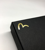 Emballage de luxe écologique personnalisé avec marque privée accessoires commerciaux boîte-cadeau de matériaux recyclés fabriqués à chaud en or rose