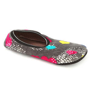 Calcetines de terciopelo para mujer - Gris - Product Image 2