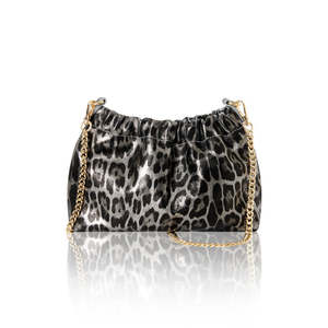 Sac à bandoulière italien en cuir véritable imprimé léopard-PS600-sacs de soirée à la mode pour femmes - Product Image 4