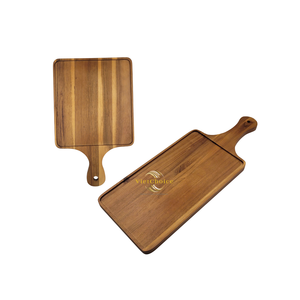 ถาดไม้กระถินณรงค์ธรรมชาติ ผิวเรียบขัดเงา สำหรับเสิร์ฟและจัดแสดง - Product Image 6