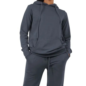 Custom High Cropped Oversize Hoodie Women <b>Crop</b> <b>Top</b> Hooded Pullover Sweatshirt Casual Winter Oversize Thermal Cropped Hoodies - Product Image 5