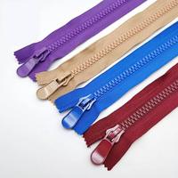 NOUVEAU Fermetures éclair robustes à glissière double en résine invisible, couleur personnalisée, verrouillage automatique, à extrémité ouverte, pour tentes, direct usine, OEM