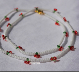 Trendy Handmade Jewellery - Layering <b>Necklace</b> - Minimalist - Gifts for Her Fringe Beaded Bandana - Product Image 1