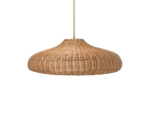 Lámpara Colgante LED de Ratán Tejido a Mano con Hierro, Diseño Nuevo y en Oferta, con Luz Blanca Cálida de 2700K para Uso en Hoteles y Residencias - Product Image 5