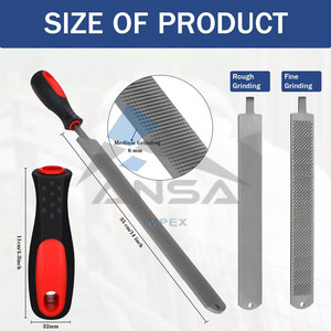 Lima de Acero Inoxidable de Alta Resistencia de 18 Pulgadas para Recortar Cascos de Caballos, Reparar Cascos de Cabras, Vacas y Burros - Product Image 2