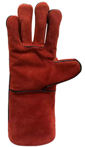 Proveedor principal de guantes de seguridad de cuero genuino dividido de vaca con alto algodón El mejor precio para protección de trabajo antiimpacto - Product Image 2